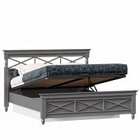 Кровать двуспальная 1600 с подъемным механизмом Амели 3 (Оникс Серый)