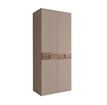 Шкаф 2-х дверный Bogemia Wood Fa (Мокка/Хром) БМШ2/2(Wo)