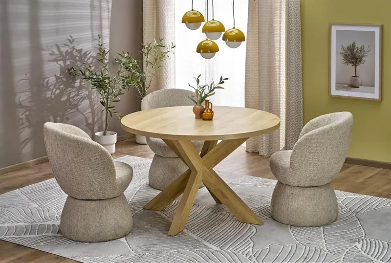 Стол обеденный Halmar MORUS 105 (натуральный/натуральный)