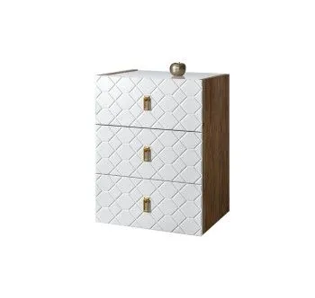 Комод Bogemia Woodline Fly Fa (Белый) (Lakobel/Золото) БМКМ-1