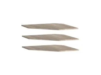 Доп.полки в шкаф для одежды угловой, Юта (736*736*16) Дуб Мария, 50612