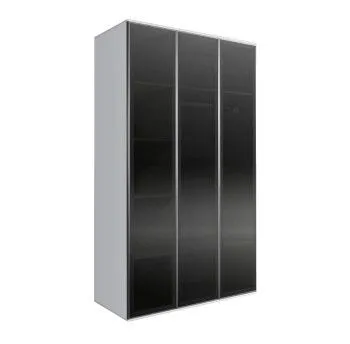 Шкаф 3-х дверный Bogemia Air (Белый/Серебро) БМШ2/3(3)