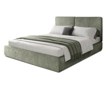 Кровать Natura 1.6 м, с подъемным механизмом Шенилл (Monblan) 530, НТКР-1[3]