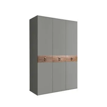 Шкаф 3-х дверный Bogemia Wood Fa (Серый/Хром) БМШ2/3(Wo)