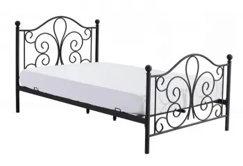 Кровать HALMAR PANAMA (черный) 120/200