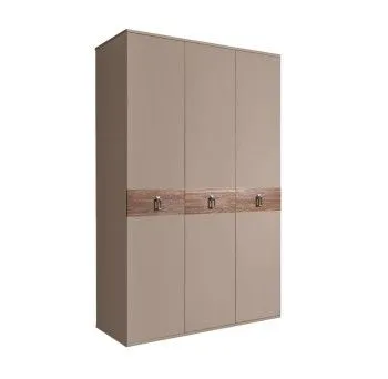 Шкаф 3-х дверный Bogemia Wood Fa (Мокка/Хром) БМШ2/3(Wo)