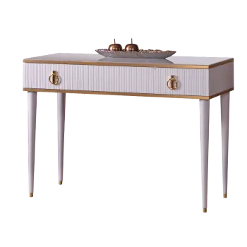 Стол туалетный Римини СОЛО (Белый/Золото) РМСТ-1(s)