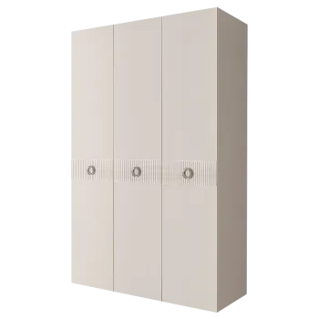 Шкаф 3-х дверный Bogemia Fillini (Слоновая кость/Хром) БМШ2/3(Fi)