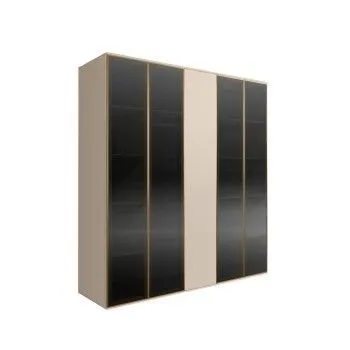 Шкаф 5-ти дв. Bogemia Air (Ваниль/Золото) БМШ2/5(4)