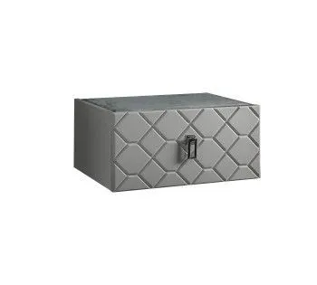 Тумба прикроватная Bogemia Fly Farfalle (Серый) (Novabuk/Хром) БМТП-1