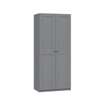 Шкаф МАКС, 2 двери, 100х61х233 см, серый