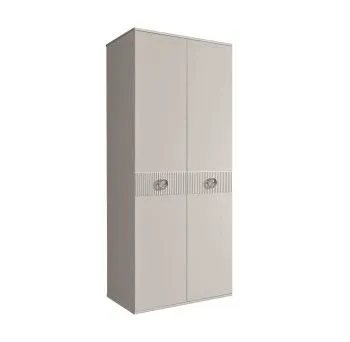 Шкаф 2-х дверный Bogemia Fillini (Шелк/Хром) БМШ2/2(Fi)