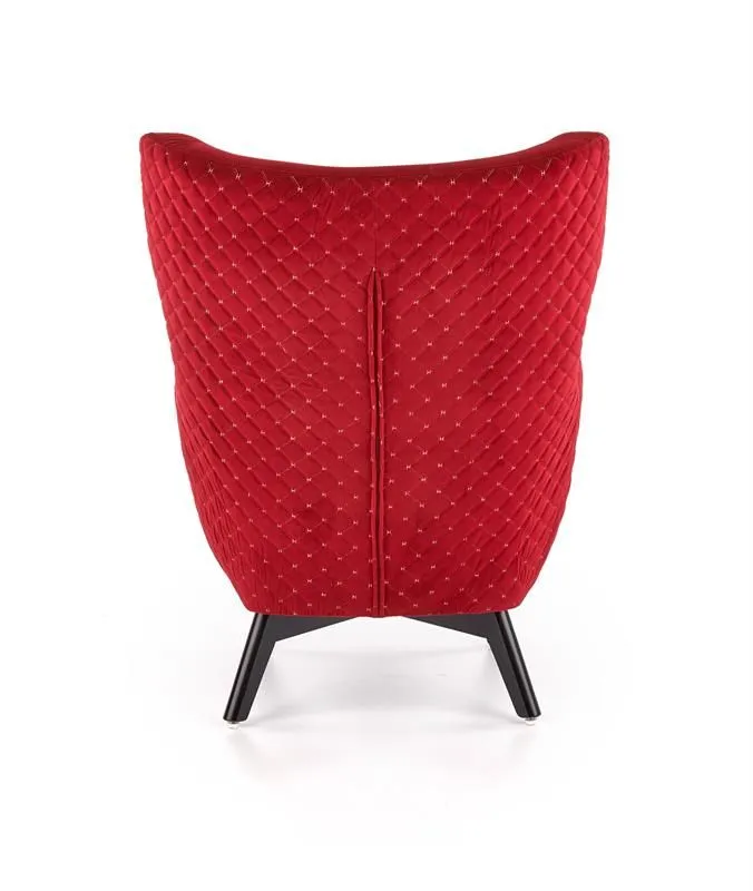 Кресло Halmar MARVEL (бордовый/черный) | изображение 2