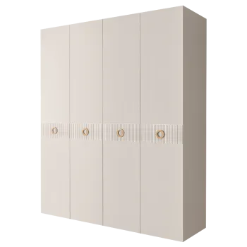 Шкаф 4-х дв. Bogemia Fillini (Слоновая кость/Золото) БМШ2/4(Fi)