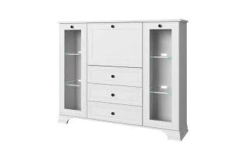 Тумба Тиффани 2V1D3S белый - Выставка Лобня