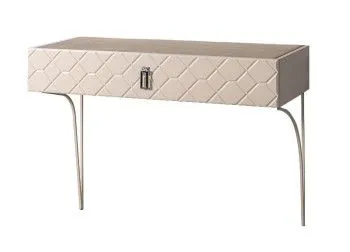 Стол туалетный (консоль) Bogemia Farfalle (Слоновая кость) (Novabuk/Хром) БМСТ-1(Fa)