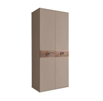 Шкаф 2-х дверный Bogemia Wood Fi (Мокка/Хром) БМШ2/2(Wo)