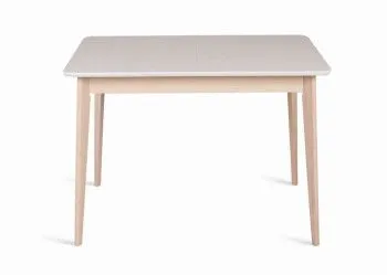 Стол Рэй-1030 (беленый дуб/белая эмаль) Прямоугольный