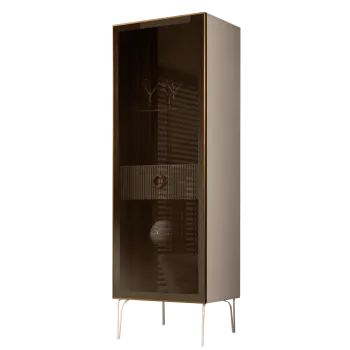 Витрина Bogemia Fillini (Слоновая кость/Золото) БМВ1-1С(Fi)