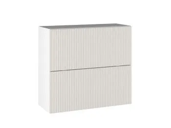 Шкаф ШГ-80СМГ, Виста (800*316*720) Экокожа Белый, 26249