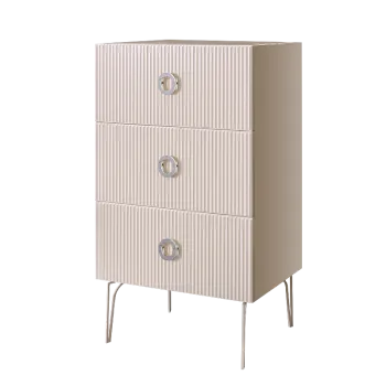 Комод Bogemia Fillini (Слоновая кость) (Lakobel/Хром) БМКМ-1(Fi)