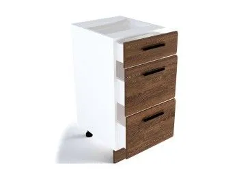 Стол с ящиками СЯ-40, Канзас (400*470*820) Шалле Мореный, 20908