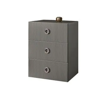 Комод Bogemia Fly Fillini (Серый) (Lakobel/Хром) БМКМ-1