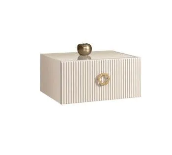 Тумба прикроватная Bogemia Fly Fillini (Слоновая кость) (Lakobel/Золото) БМТП-1