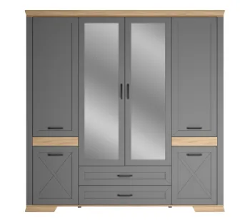 Шкаф Марсель SZF6D2S дымчатый алмаз