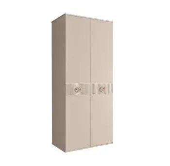 Шкаф 2-х дверный Bogemia Fillini (Ваниль/Золото) БМШ2/2(Fi)