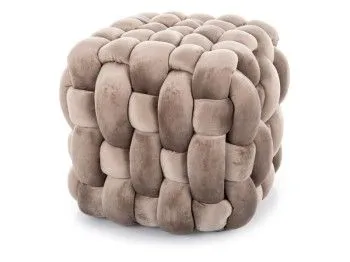 Пуф Signal FARIS Velvet (темно-бежевый)