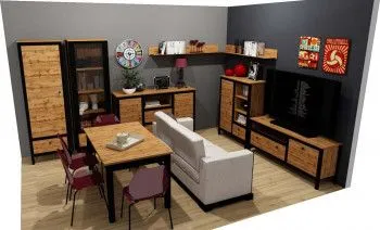 Гостиная Лофт 3