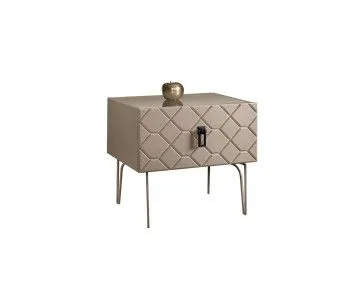 Тумба прикроватная Bogemia Farfalle (Мокка) (Lakobel/Черный) БМТП-1(Fa)