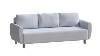 Диван-кровать ТУЛИСИЯ, 232х90х78 см, пастельно-голубой