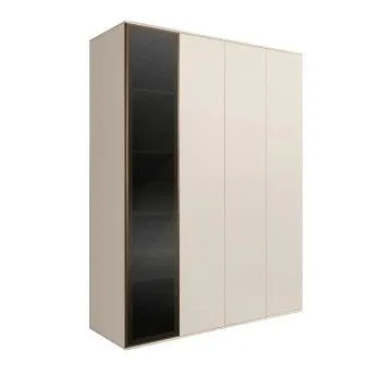 Шкаф 4-х дв. Bogemia Air (Слоновая кость/Золото) БМШ2/4(1)