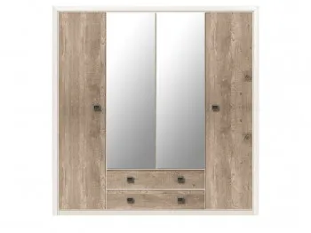 Шкаф платяной Коен SZF4D2S ясень снежный