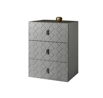 Комод Bogemia Fly Farfalle (Серый) (Lakobel/Хром) БМКМ-1