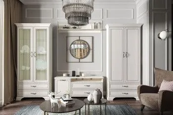 Гостиная Тиффани кремовый 3