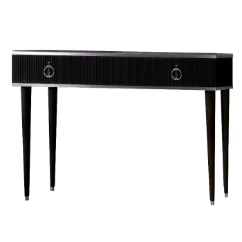 Стол туалетный Римини СОЛО (Черный/Серебро) РМСТ-1(s)