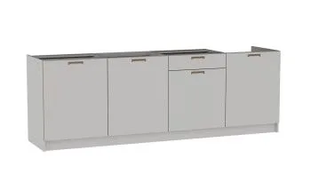 Стол С-240, Смарт (2400*566*820) Серый, 22604