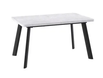 Стол Leon Lux Radial-180 раздвижной (Серый сланец/черный) 180(240)х95