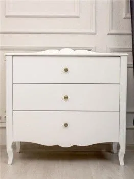Комод Версаль 3 ящика (белый)