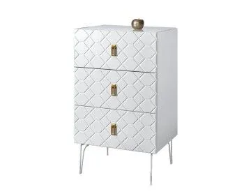 Комод Bogemia Farfalle (Белый) (Lakobel/Золото) БМКМ-1(Fa)
