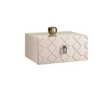 Тумба прикроватная Bogemia Fly Farfalle (Слоновая кость) (Lakobel/Хром) БМТП-1