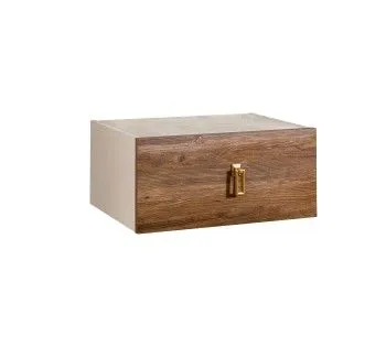 Тумба прикроватная Bogemia Fly Wood Fa (Слоновая кость) (Novabuk/Золото) БМТП-1