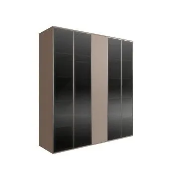 Шкаф 5-ти дв. Bogemia Air (Мокка/Серебро) БМШ2/5(4)