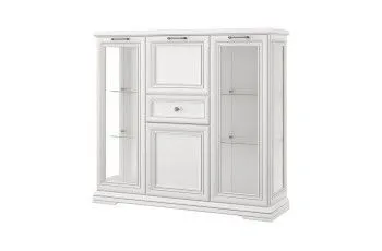 Шкаф с витриной Севилла 2V2D1S