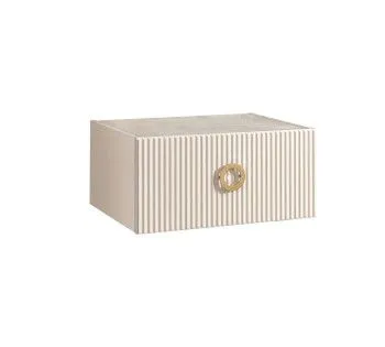 Тумба прикроватная Bogemia Fly Fillini (Слоновая кость) (Novabuk/Золото) БМТП-1