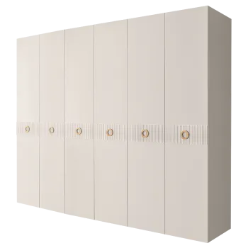 Шкаф 6-ти дв. Bogemia Fillini (Слоновая кость/Золото) БМШ2/6(Fi)