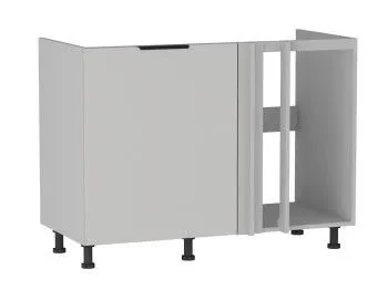 Стол под мойку угловой СМУ-120, Ватель (1100*554*820) Экокожа Белый, 23915